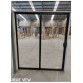 Aluminium Sliding Door 2095mm H x 1810mm W (Black)